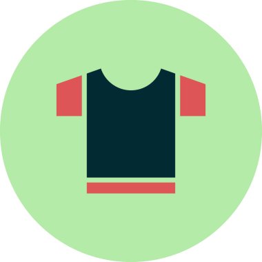 t-shirt simgesi vektör illüstrasyonu