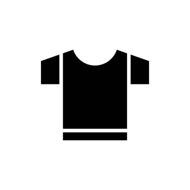 t-shirt simgesi vektör illüstrasyonu