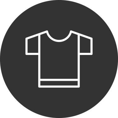 t-shirt simgesi vektör illüstrasyonu