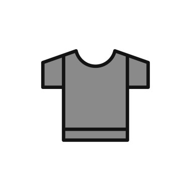 t-shirt simgesi vektör illüstrasyonu