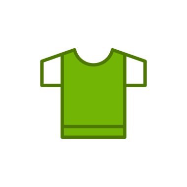t-shirt simgesi vektör illüstrasyonu