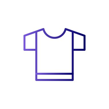 t-shirt simgesi vektör illüstrasyonu