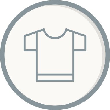 t-shirt simgesi vektör illüstrasyonu