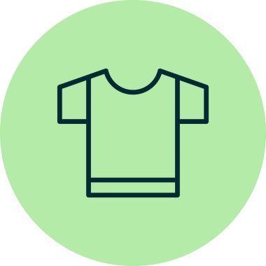 t-shirt simgesi vektör illüstrasyonu