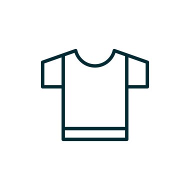 t-shirt simgesi vektör illüstrasyonu
