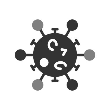 Virüs ikonu vektör illüstrasyonu