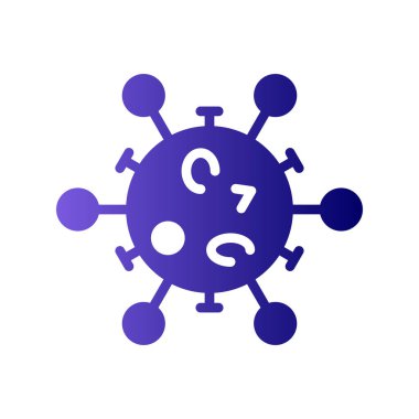 Virüs ikonu vektör illüstrasyonu