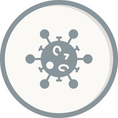 Virüs ikonu vektör illüstrasyonu