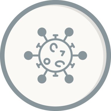 Virüs ikonu vektör illüstrasyonu