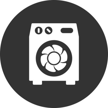 Hava Soğutma simgesi vektör illüstrasyonu