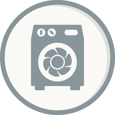 Hava Soğutma simgesi vektör illüstrasyonu