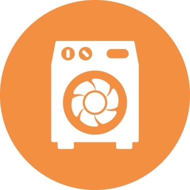 Hava Soğutma simgesi vektör illüstrasyonu