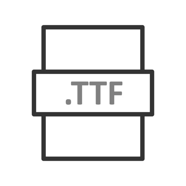 Ttf Vector Illustration Seo Modern Icon — Stockový vektor