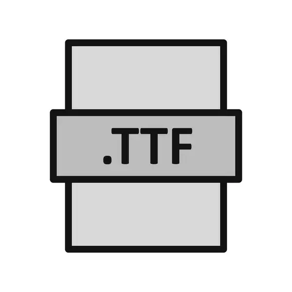 Ttf Vector Illustration Seo Modern Icon — Stockový vektor