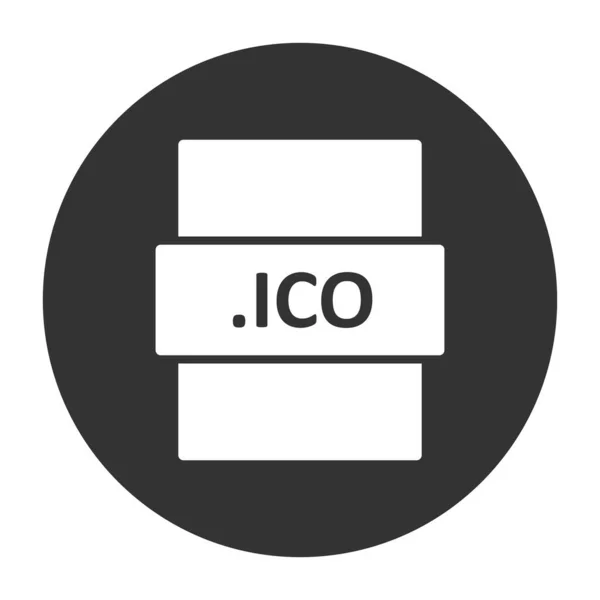 Vector Illustration Ico Digital File Modern Icon — Wektor stockowy