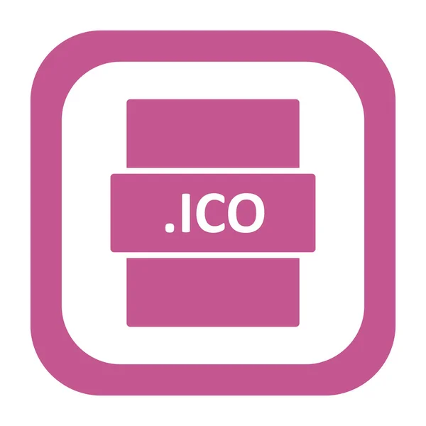 Vector Illustration Ico Digital File Modern Icon — Wektor stockowy