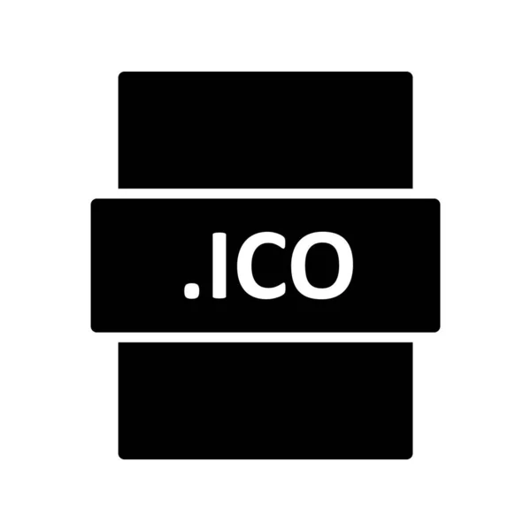 Illustration Vectorielle Fichier Numérique Ico Icône Moderne — Image vectorielle