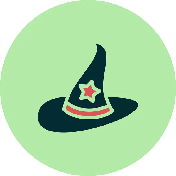 Векторная Иллюстрация Значка Шляпы — стоковый вектор