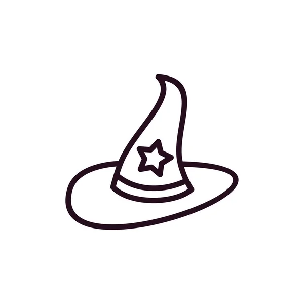 Sombrero Icono Vector Ilustración — Archivo Imágenes Vectoriales