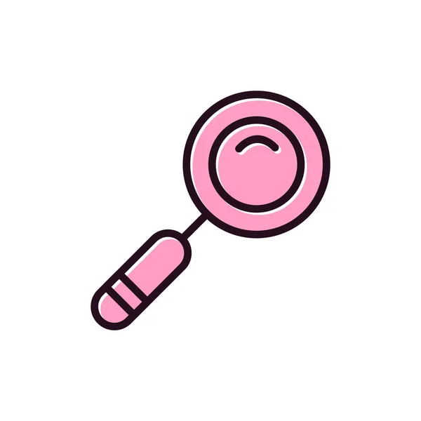 Magnifying Glass Icon Modern Vector Illustration Design — ストックベクタ