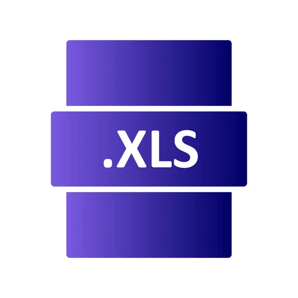 Xls File Format Icon Vector Illustration — Stockvektor