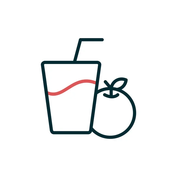 Saft Web Symbol Einfache Illustration — Stockvektor