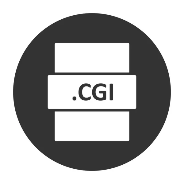 Cgl Файл Формату Ікона Векторна Ілюстрація — стоковий вектор