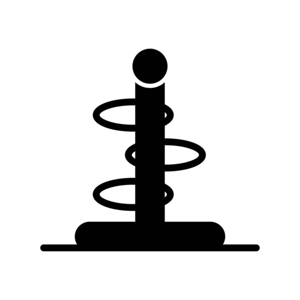 Ring Toss Icon Vector Illustration — Stockvektor