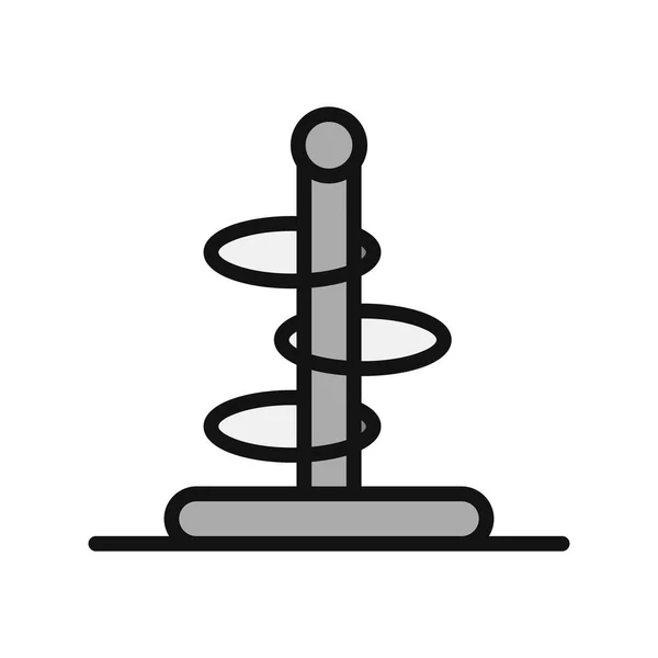 Ring Werfen Symbol Vektor Illustration — Stockvektor