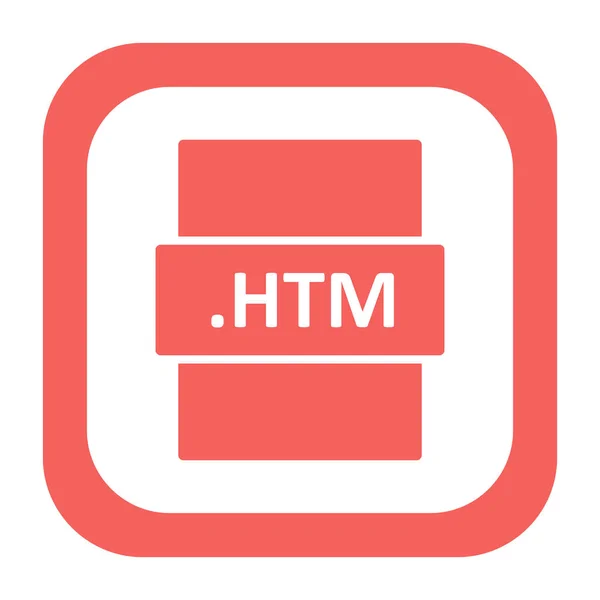Html File Format Icon Vector Illustration — Stock vektor