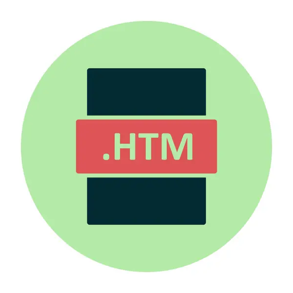 Html Значок Формату Файлів Векторні Ілюстрації — стоковий вектор