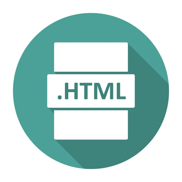 Icono Formato Archivo Html Ilustración Vectorial — Archivo Imágenes Vectoriales