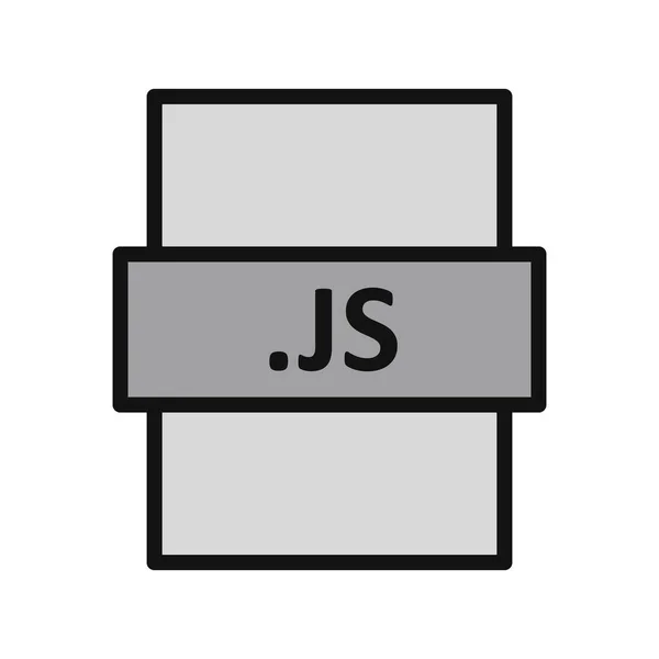 Dateiformat Icon Vektor Illustration — Stockvektor