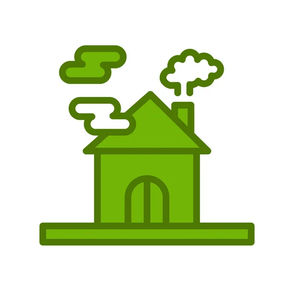 Smog Icon Vector Illustration — Stock Vector