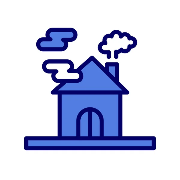 Smog Icon Vector Illustration — стоковый вектор