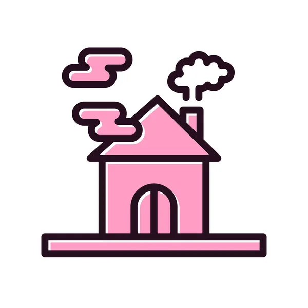 Smog Icon Vector Illustration — стоковый вектор