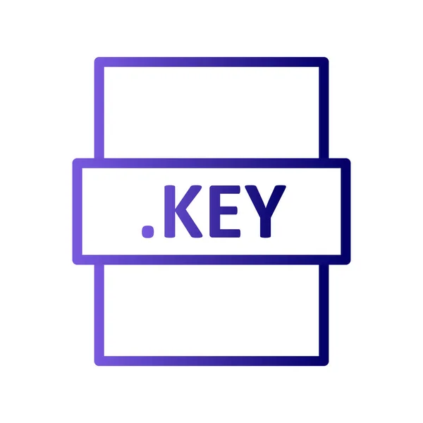 Browser Keyword Password File Icon Simple Vector Design — 스톡 벡터