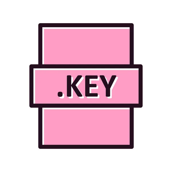 Browser Keyword Password File Icon Simple Vector Design — 스톡 벡터