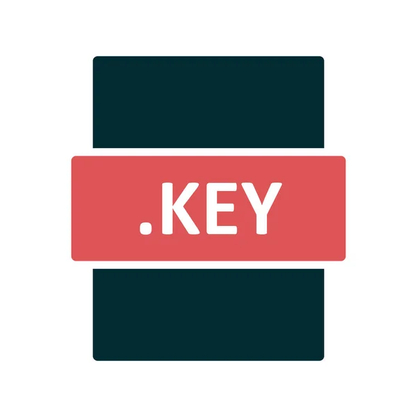 Browser Keyword Password File Icon Simple Vector Design — 스톡 벡터