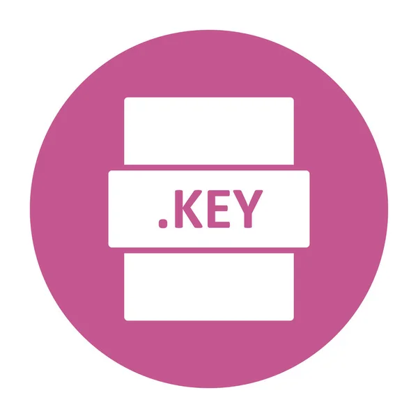 Browser Keyword Password File Icon Simple Vector Design — 스톡 벡터