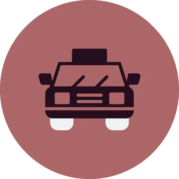 Taxi Ikon Vektor Illustration — Stock vektor
