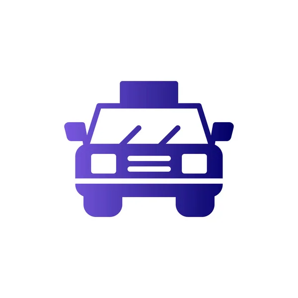 Icono Taxi Vector Ilustración — Vector de stock