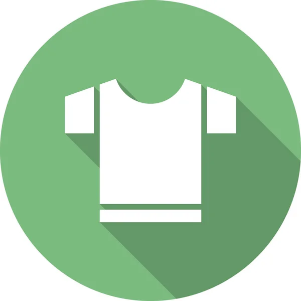 Camiseta Icono Vector Ilustración — Archivo Imágenes Vectoriales