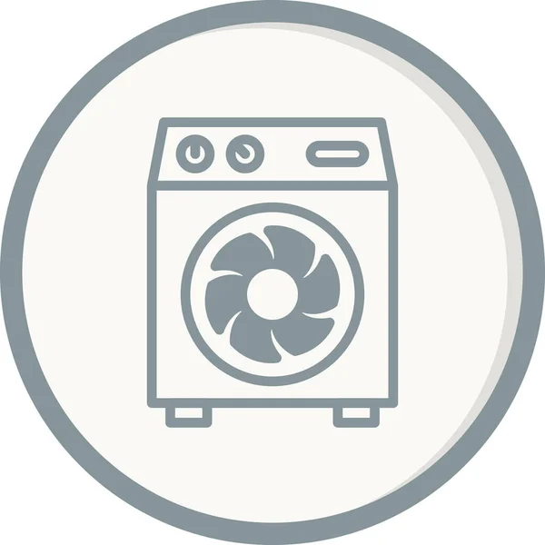 Illustrazione Vettoriale Icona Air Cooler — Vettoriale Stock