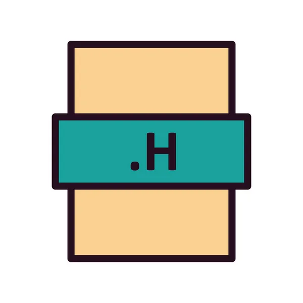 File Format Icon Vector Illustration — 스톡 벡터