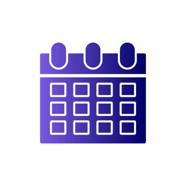 Takvim simgesi vektör illüstrasyonu