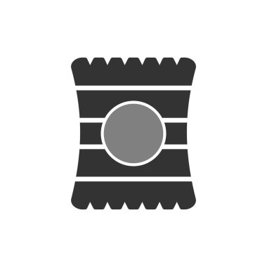 Şeker simgesinin vektör illüstrasyonu