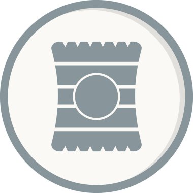 Şeker simgesinin vektör illüstrasyonu