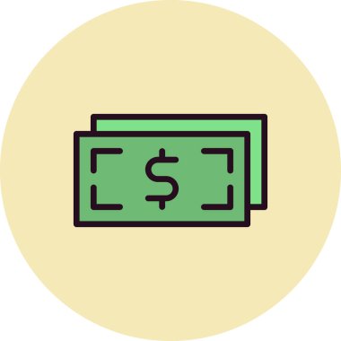 para simgesi vektör illüstrasyonu 