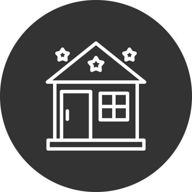 Temiz ev simge vektör çizim